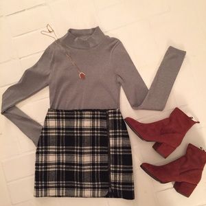 Plaid Mini Skirt